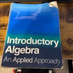 Introductory Algebra Textbook - Blue/Teal Cover